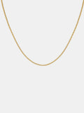 3mm Snake Necklace - 18K Gold Plated