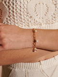 Eve Pearl Chain Bracelet - 18K Gold Plated