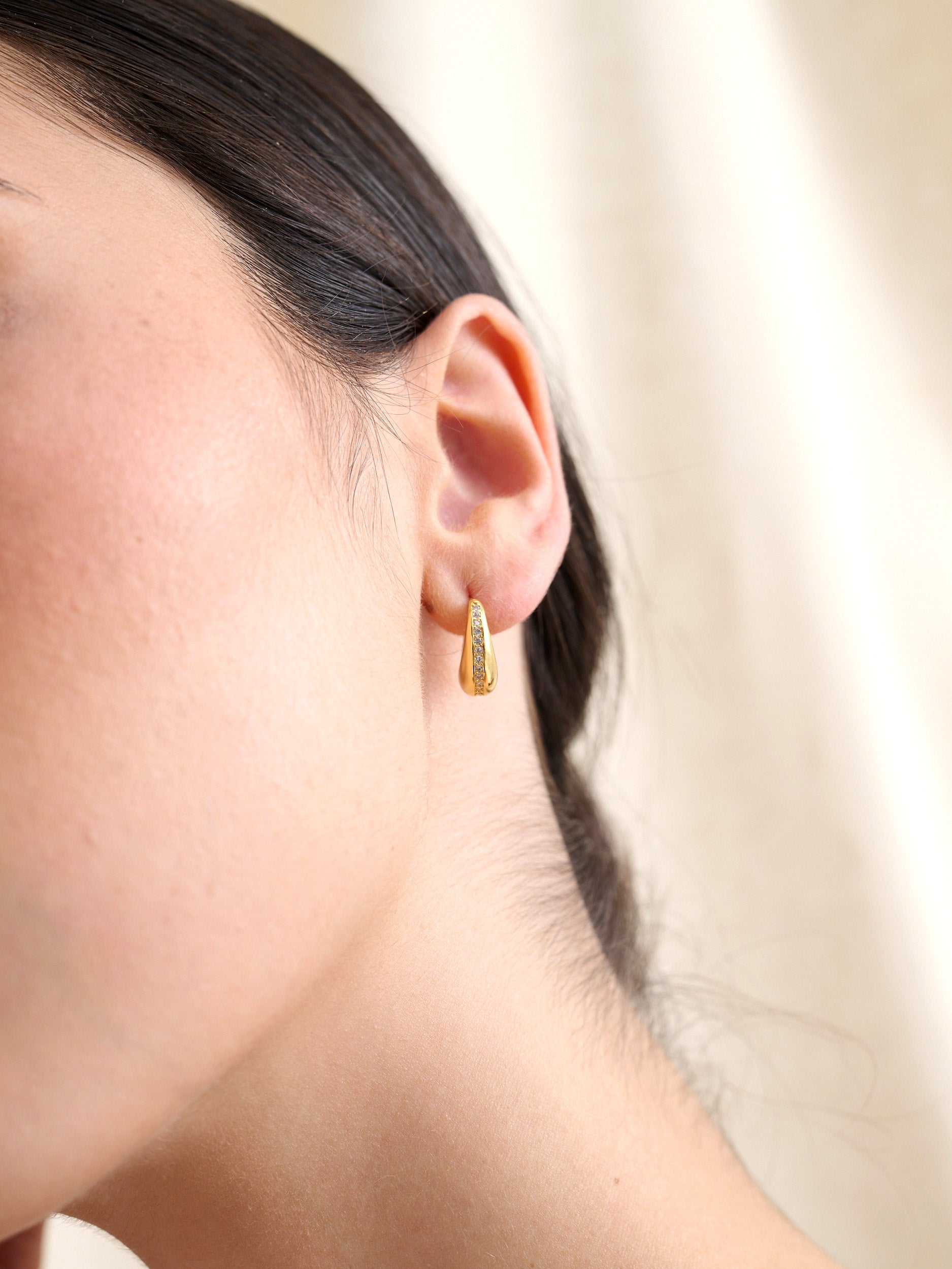 Dainty Stud Earrings - 18K Gold Plated