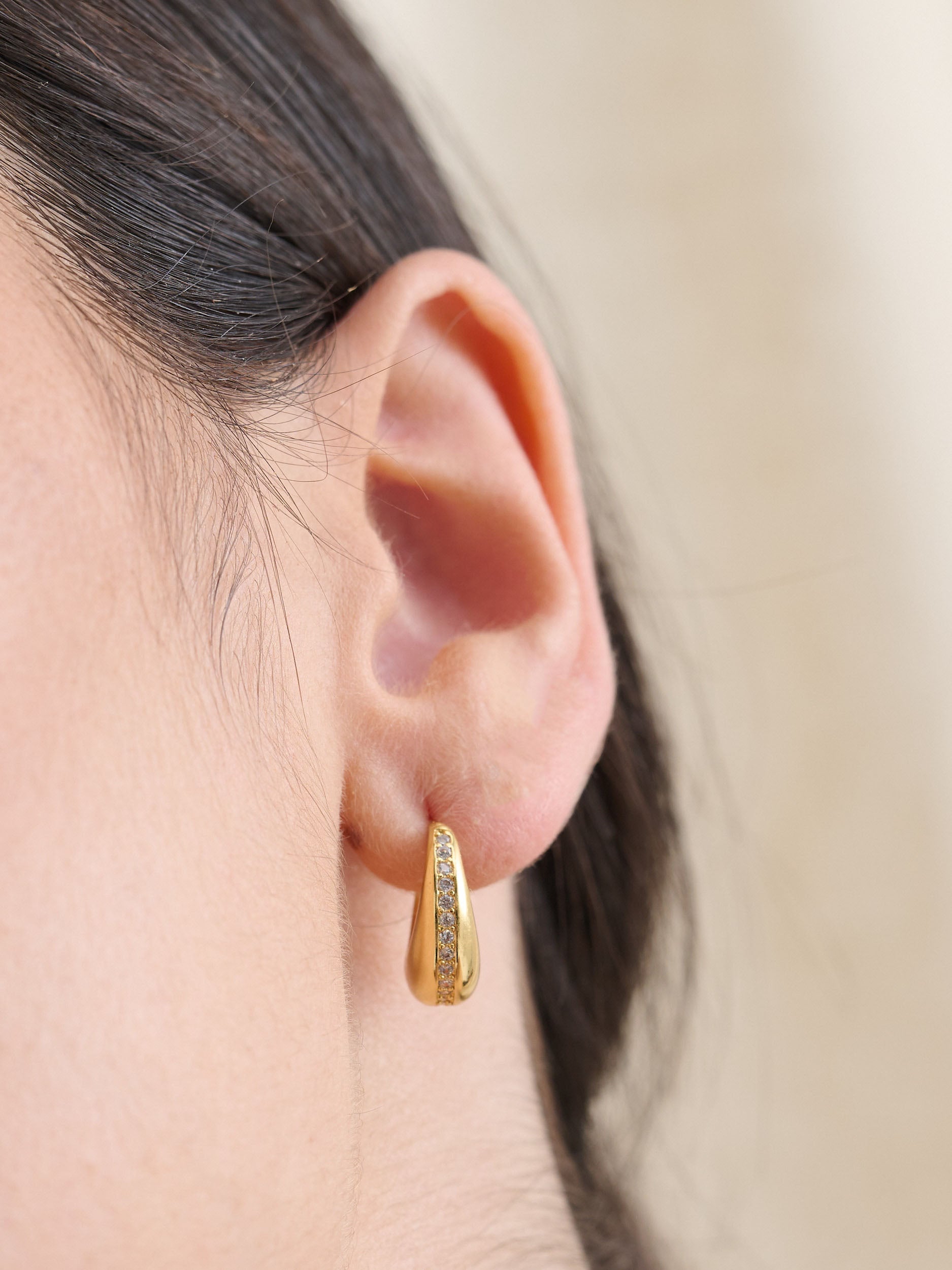 Dainty Stud Earrings - 18K Gold Plated