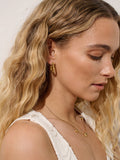 Bally Twisted Earrings in 18K Gold Plated