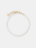 Dainty Freshwater Pearl Bracelet -  18K Gold Plated