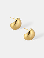 Mini Droplet 18K Gold Plated Earrings