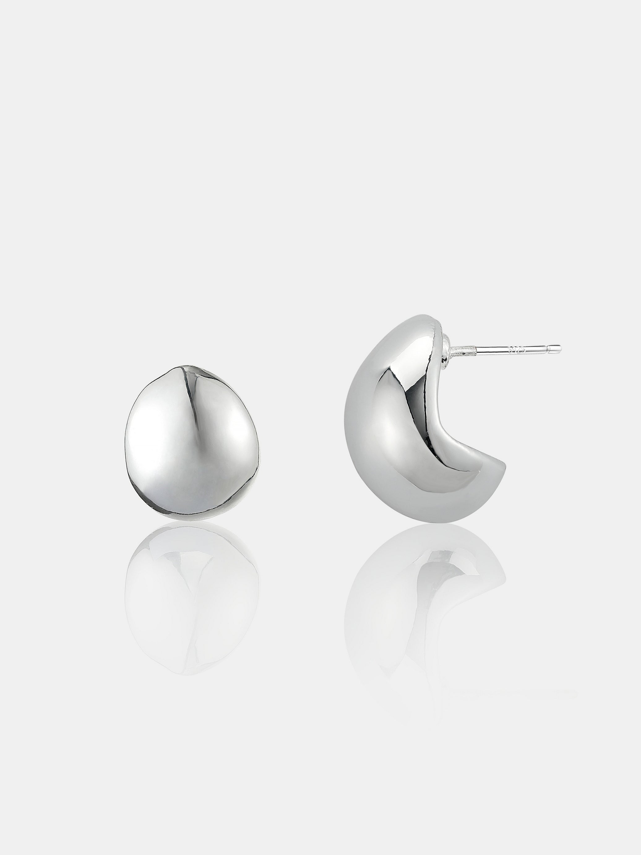 Mini Droplet Sterling Silver Plated Earrings
