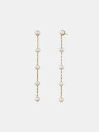 Freshwater Pearl Drops 18K Gold Plated Earrings