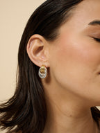 Knotted Duotone Plated Earrings