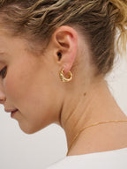 Camile Twist 18K Gold Plated Earrings
