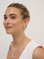 Luna Toggle Necklace - Sterling Silver Plated