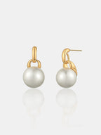 Classic Pearl 18K Gold Plated Earrings