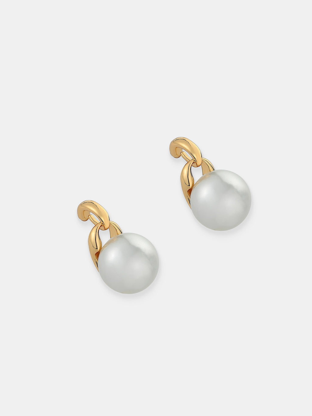 Classic Pearl 18K Gold Plated Earrings