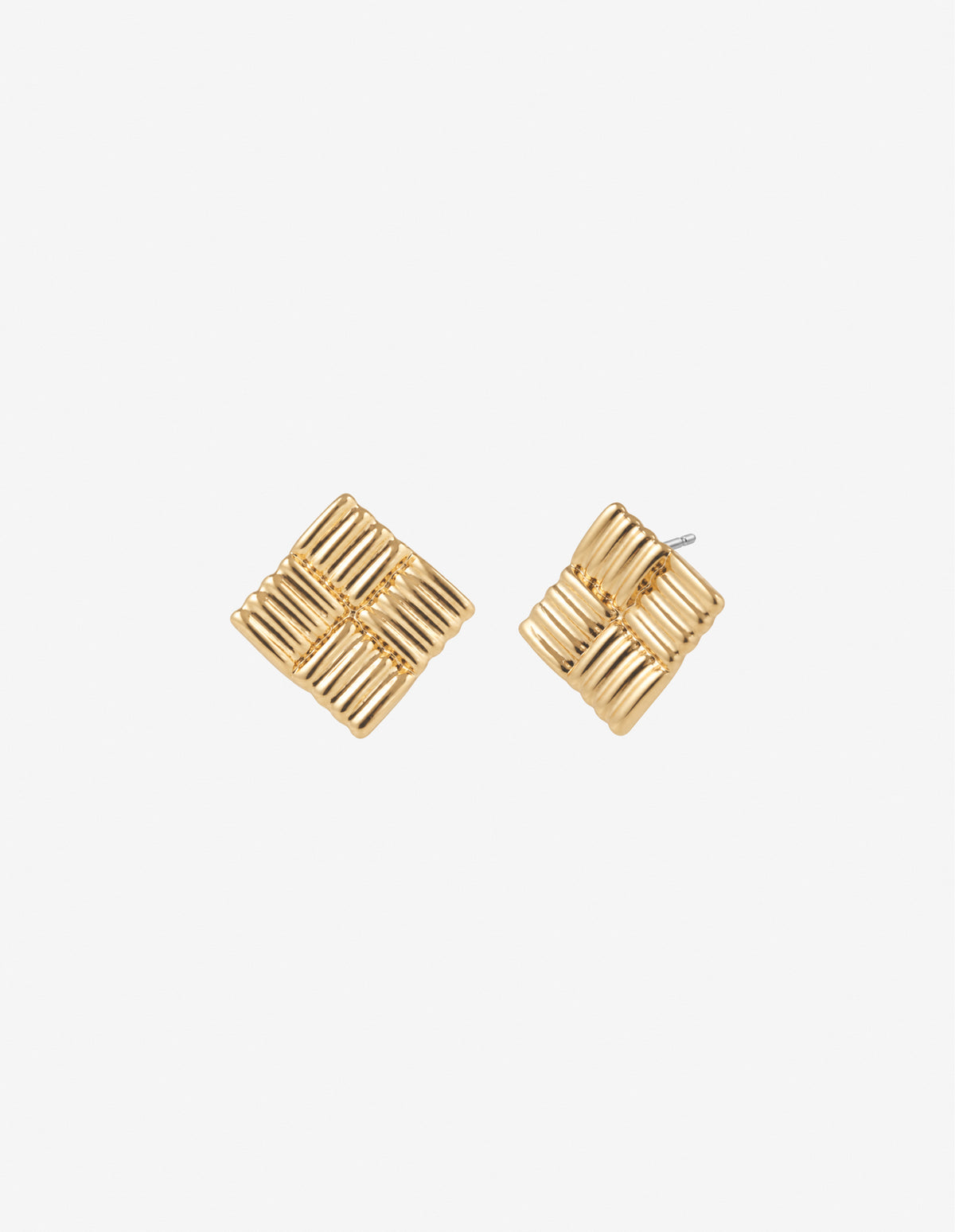 Alannah Square 18K Gold Plated Earrings