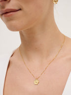 Eclipse Pendant Necklace - 18K Gold Plated