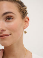 Eclipse Hoop Earrings - Gold