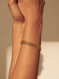 Popcorn Chain Bracelet - 18K Gold Plated