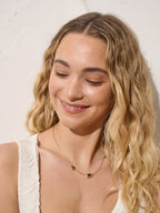 Gisel Eye Necklace - 18K Gold Plated
