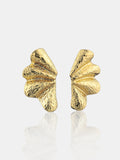 Ginko 18K Gold Plated Earrings