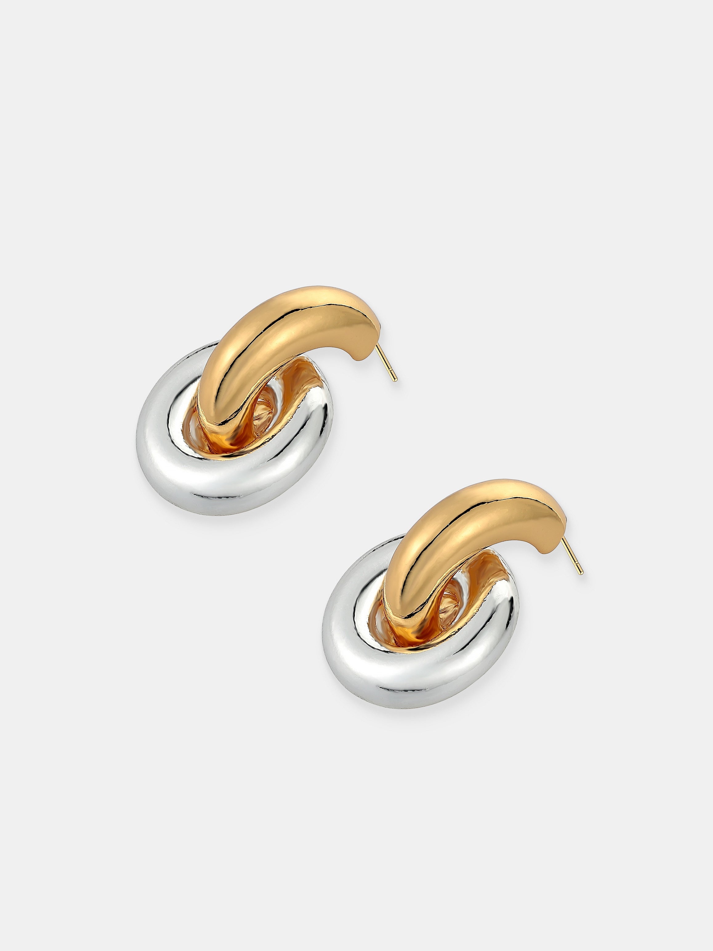 Evie Mixed Metal Plated Earrings