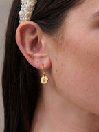 Birthstone Earrings - 18K Gold Plated