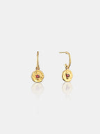 Birthstone Earrings - 18K Gold Plated