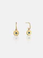 Birthstone Earrings - 18K Gold Plated