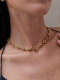 Rope Chain Necklace - 18K Gold Plated