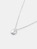 Droplet Pendant Necklace - Sterling Silver Plated