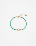 Unity Gold Bracelet - Green