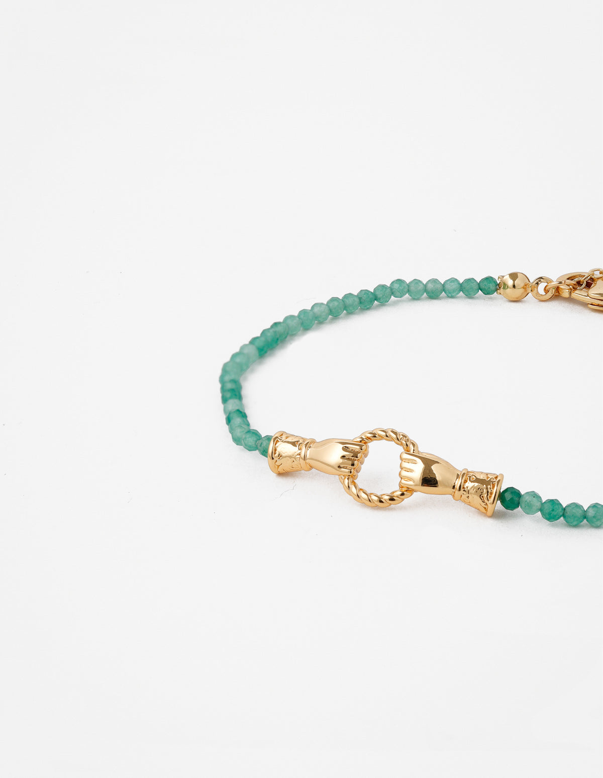 Unity Gold Bracelet - Green