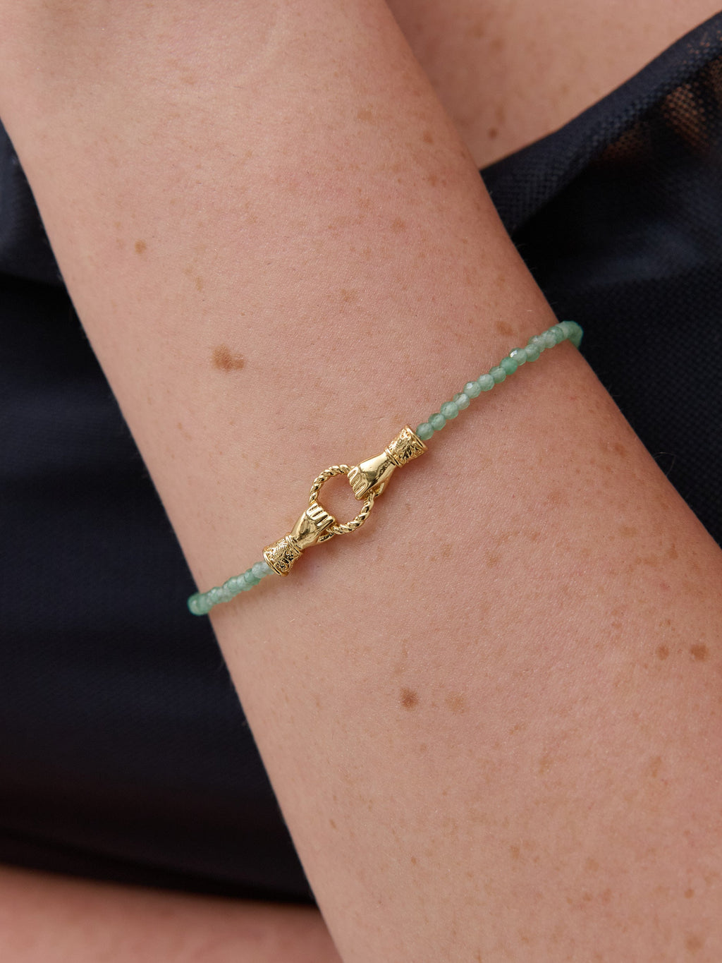 Harry Gold Bracelet - Green