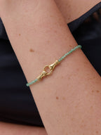 Harry Gold Bracelet - Green