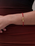 Harry Gold Bracelet - Red