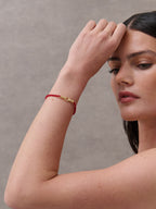 Harry Gold Bracelet - Red