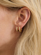 Stilla Diamanté 18K Gold Plated Earrings (Small)