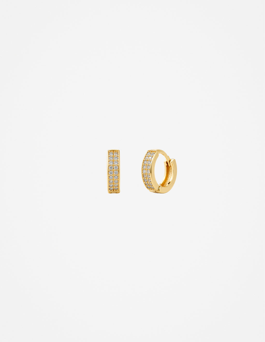 Stilla Diamanté 18K Gold Plated Earrings (Small)