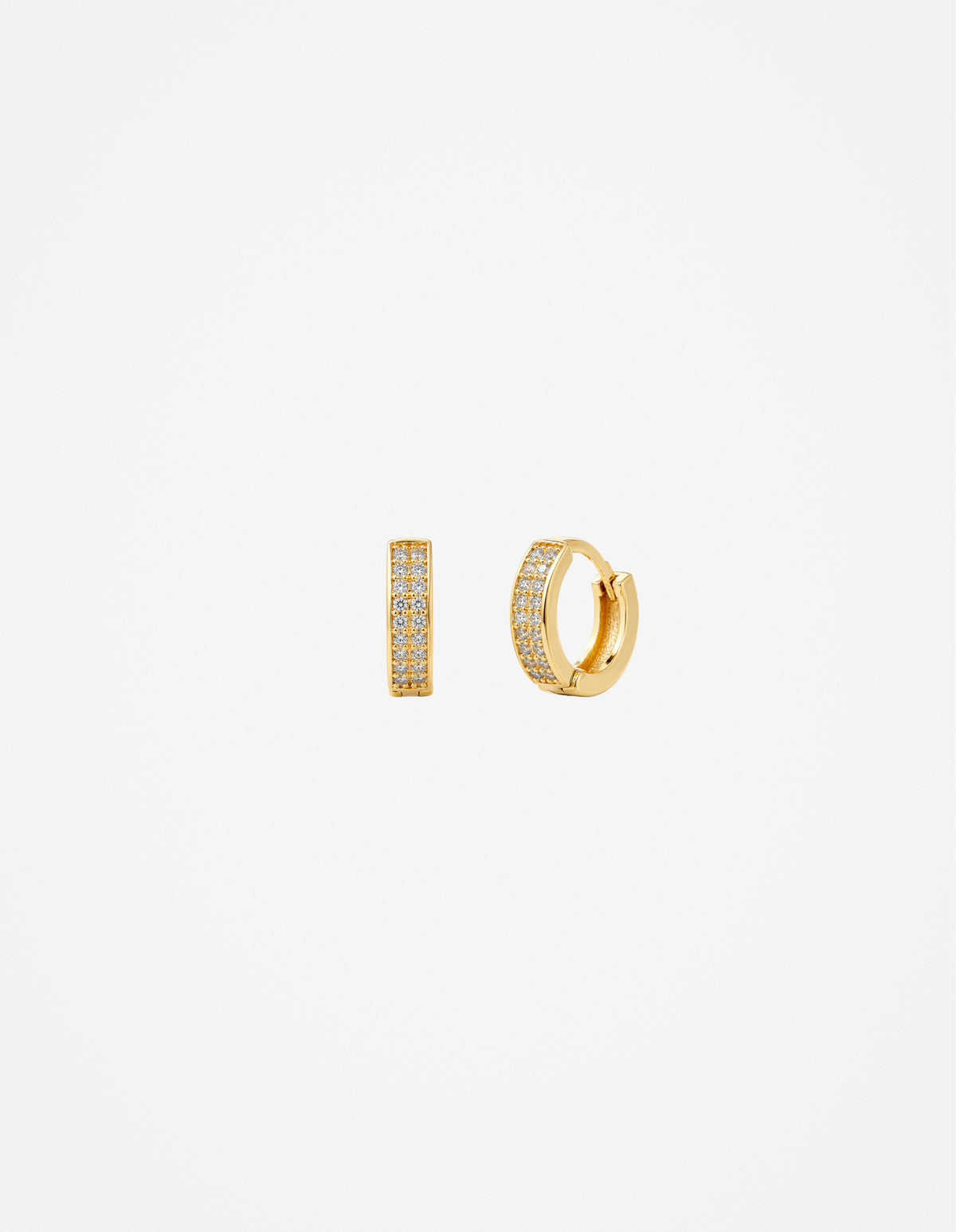 Stilla Diamanté 18K Gold Plated Earrings (Small)