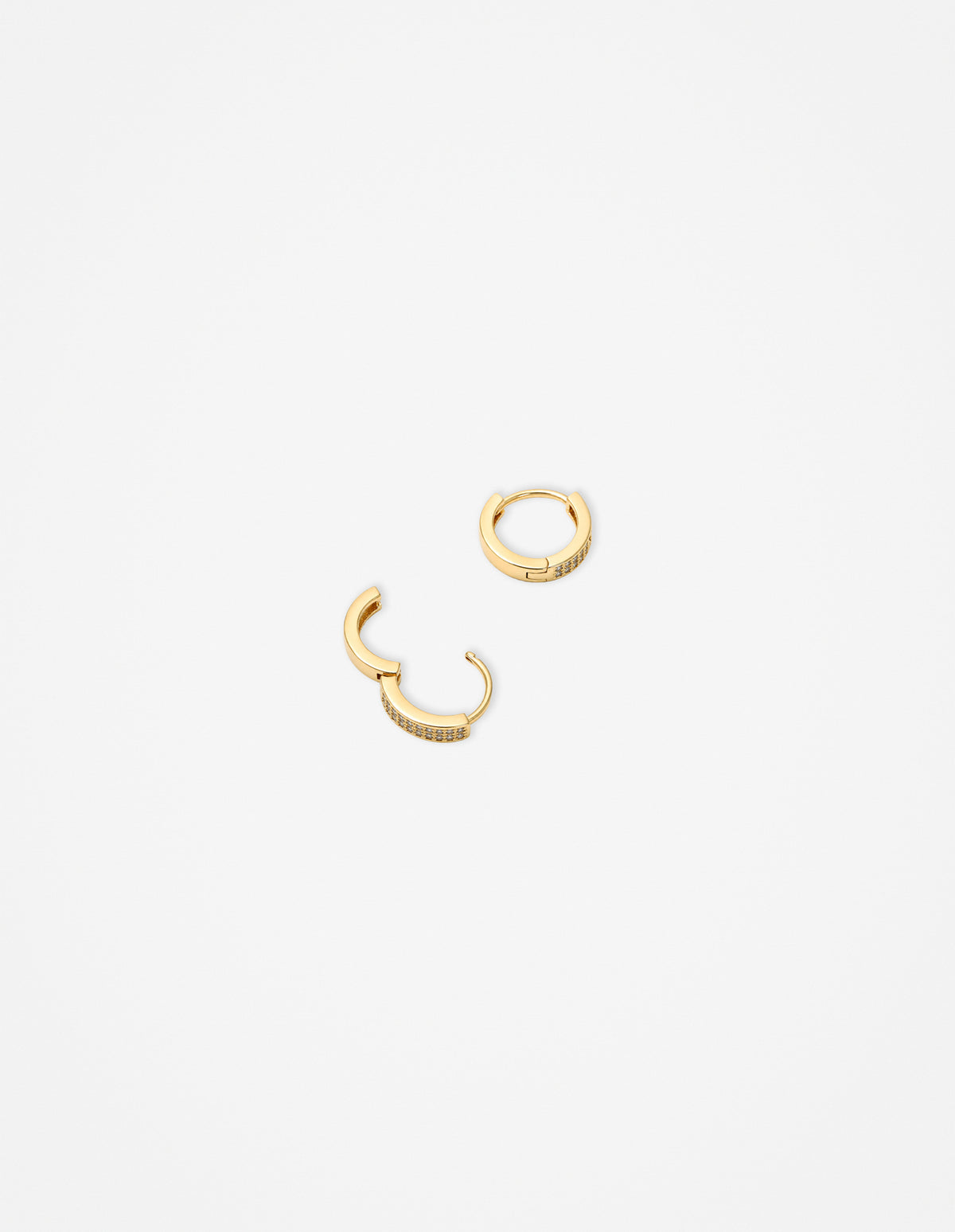 Stilla Diamanté 18K Gold Plated Earrings (Small)