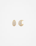 Diamanté Droplet Earrings - 18K Gold Plated