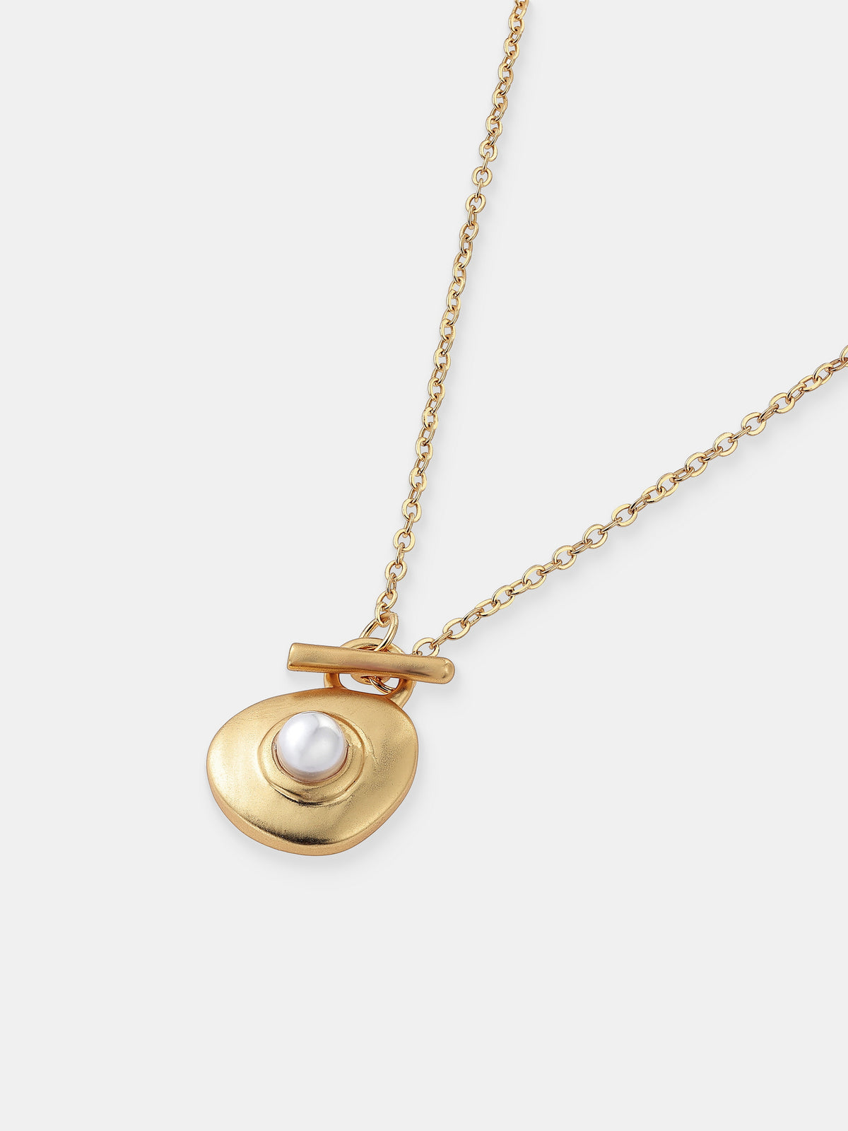 Victoria Matte Necklace - 18K Gold Plated