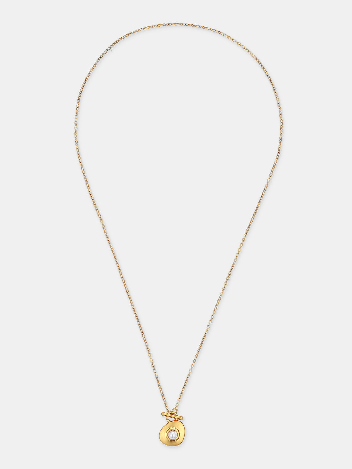 Victoria Matte Necklace - 18K Gold Plated