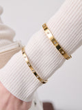Bianca Chunky Bangle - Gold Plated