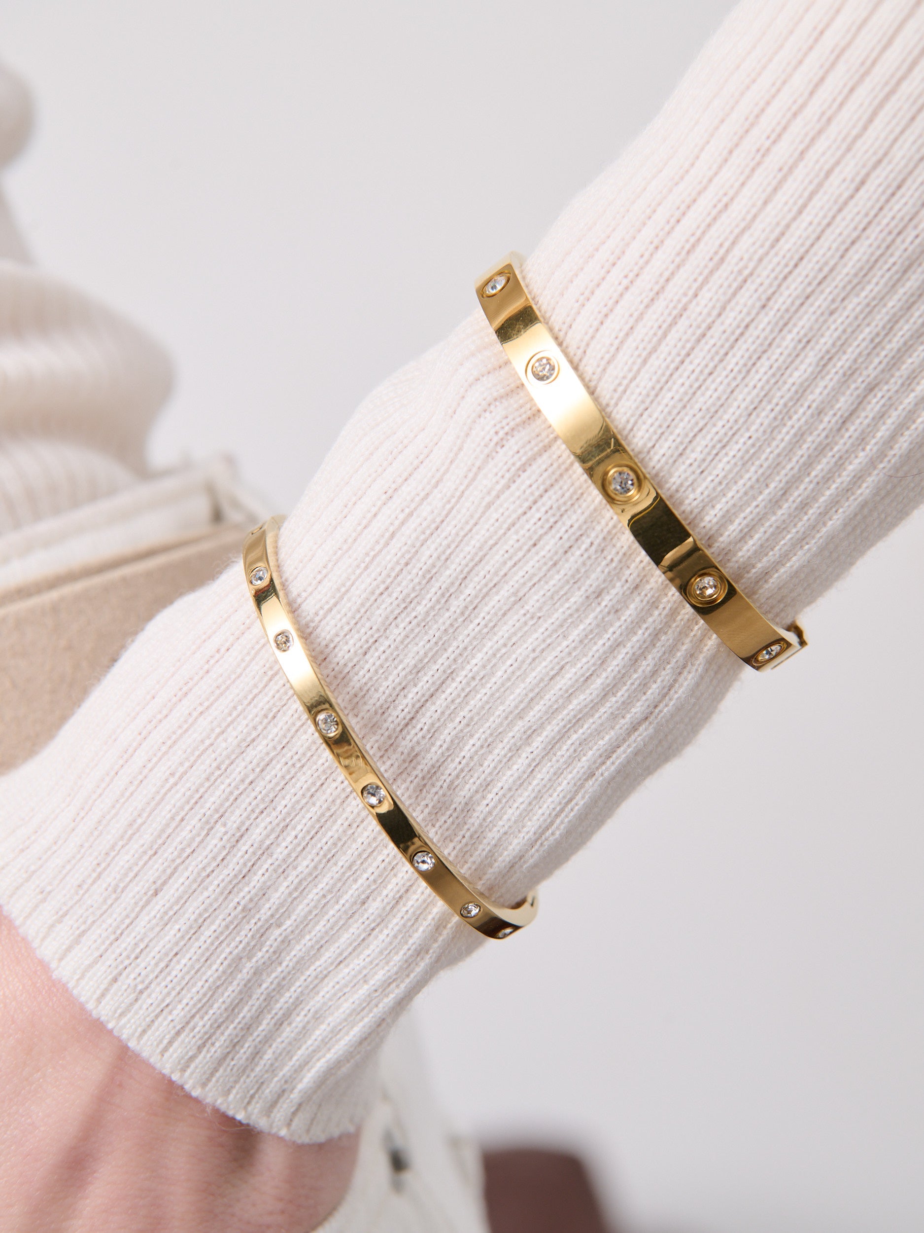Bianca Chunky Bangle - Gold Plated