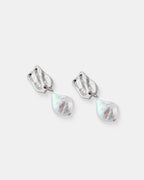 Messina Pearl Sterling Silver Plated Earrings