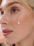 Heart Lock Necklace - 18K Gold Plated