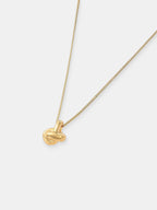 Petite Knotted Necklace - 18K Gold Plated