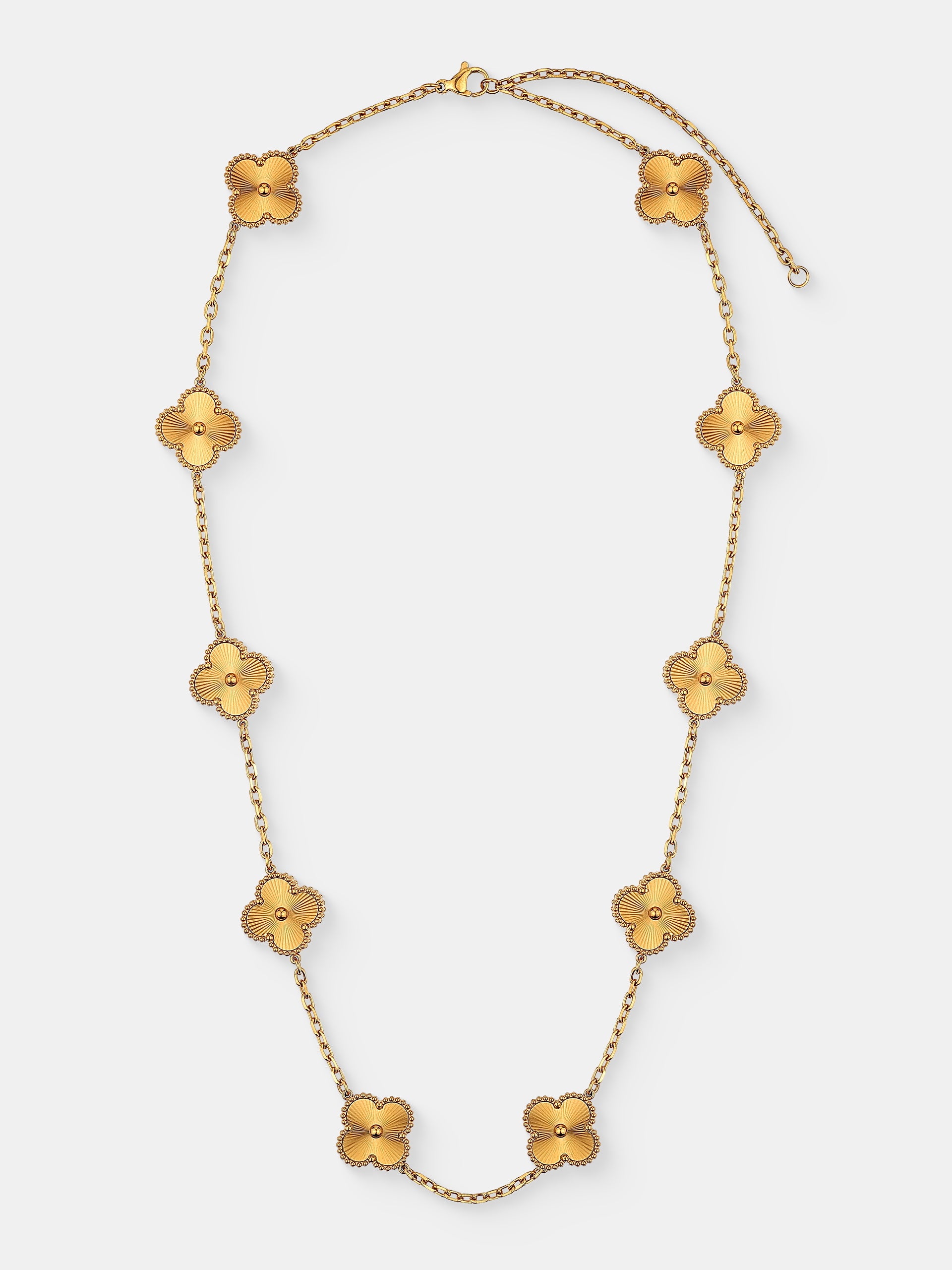 Felicia Gold Clover Necklace