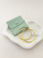 Anya Skinny Bangle - 18K Gold Plated