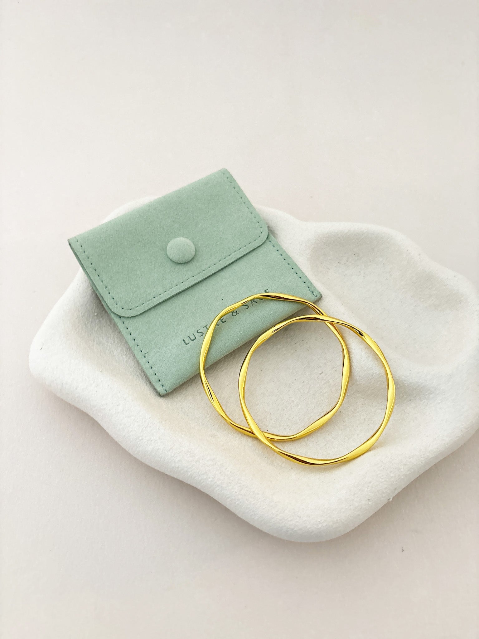 Anya Skinny Bangle - 18K Gold Plated