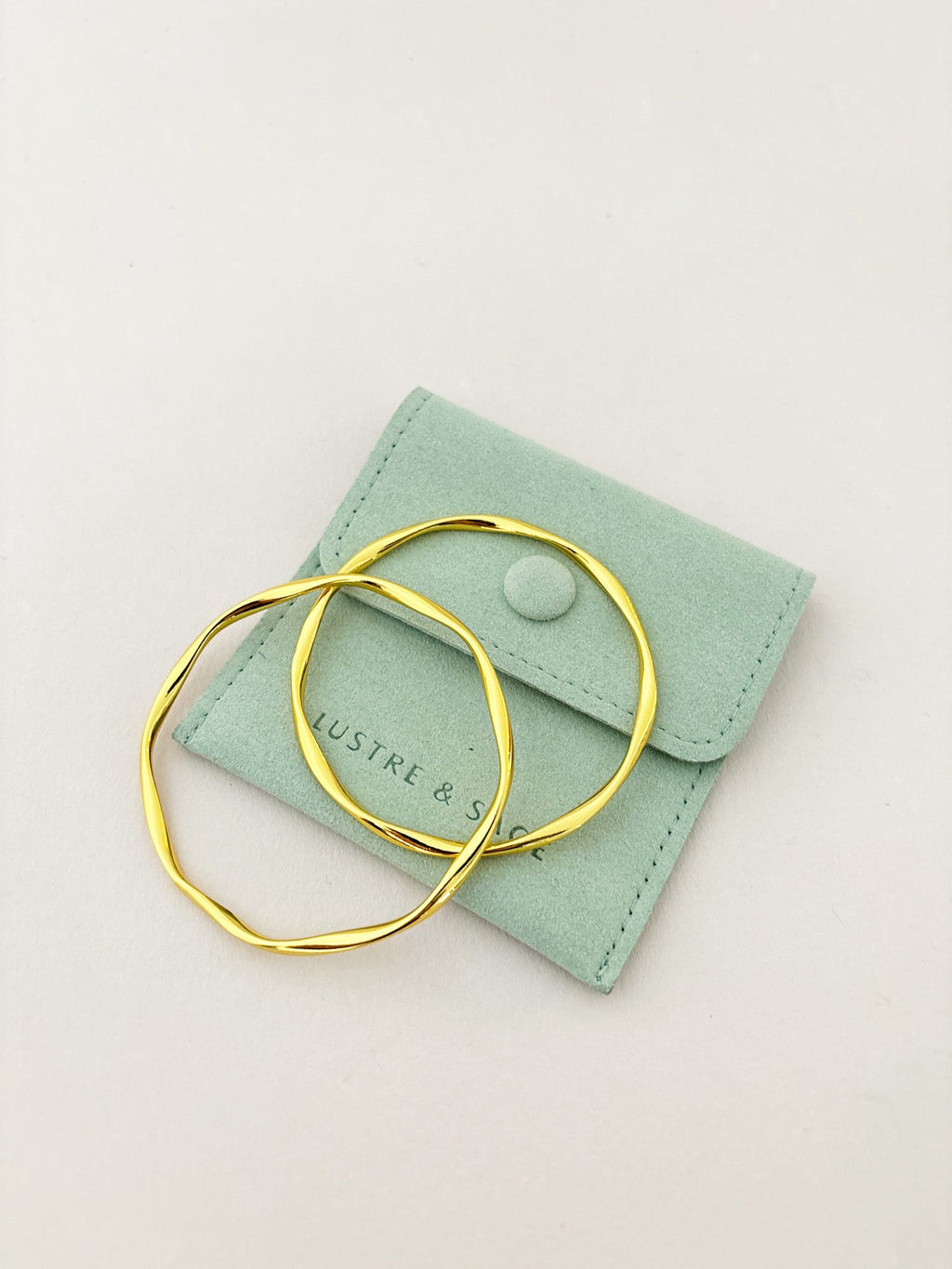 Anya Skinny Bangle - 18K Gold Plated