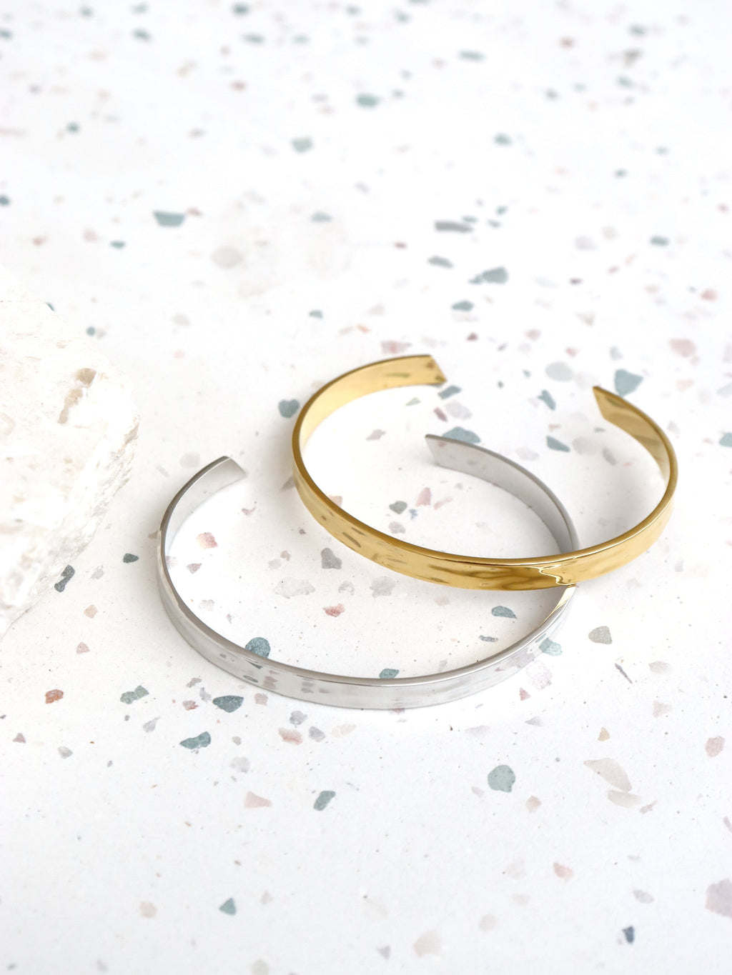 Toro Skinny Slim Cuff Bracelet - Sterling Silver Plated