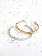 Toro Skinny Slim Cuff Bracelet - Sterling Silver Plated